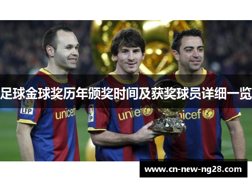 足球金球奖历年颁奖时间及获奖球员详细一览